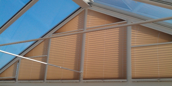 Shaped Pleated Blinds