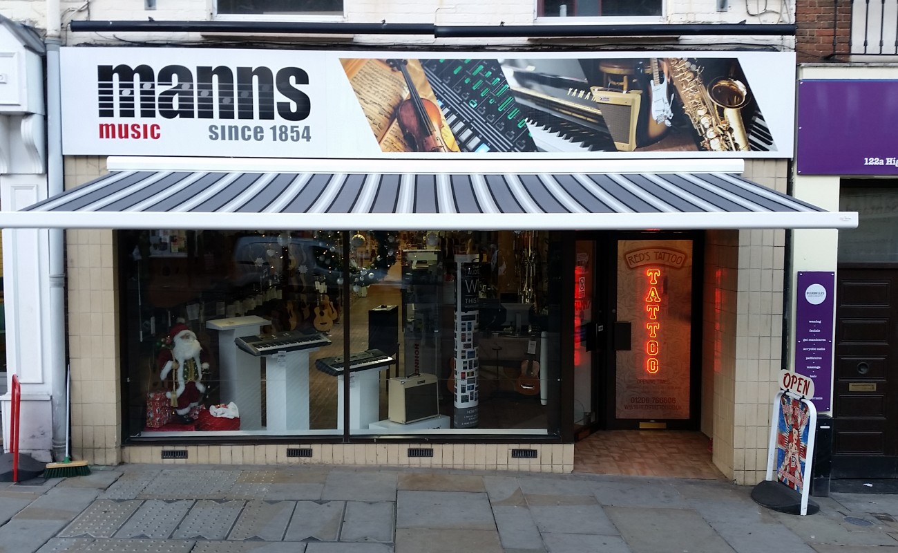 Manns Music Manual Awning